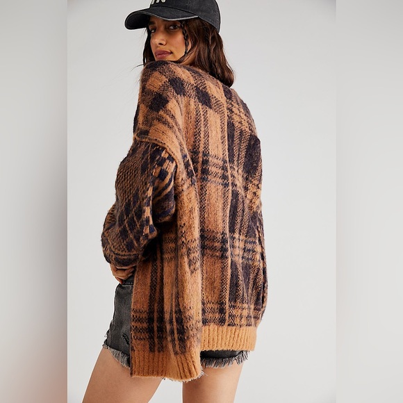 NEW Free People Sepia Cardigan Sweater - Picture 2 of 15